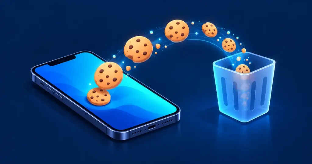 Cookies being cleared from an iPhone
